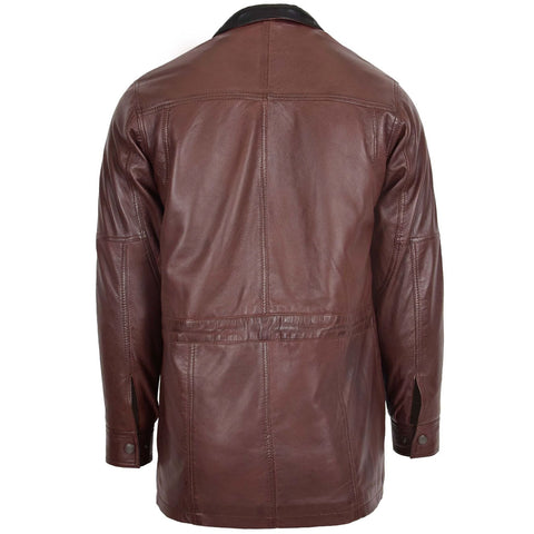Men's Leather Winter Coat Jason Brown Leather coat