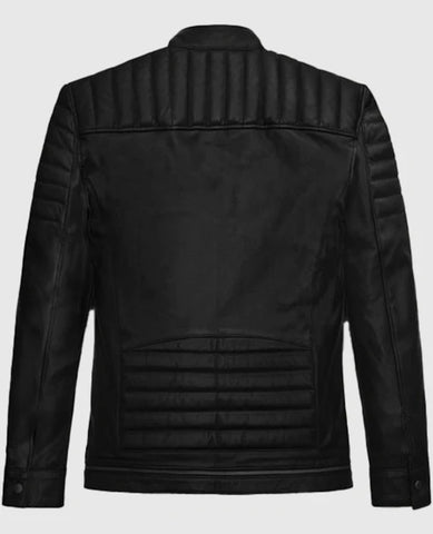 Men’s Classic Black Leather Jacket