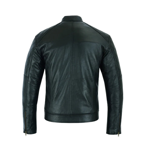 Men’s Rider Black Motorbike Leather Jacket