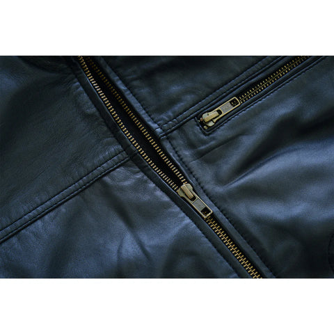 Men’s Rider Black Motorbike Leather Jacket