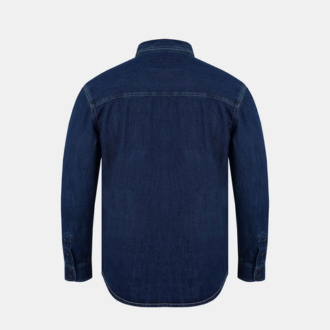 Men’s Dark Blue Denim Shirt