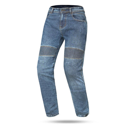 Men’s Kevlar Motorcycle Riding Jeans – Blue Biker Protective Denim
