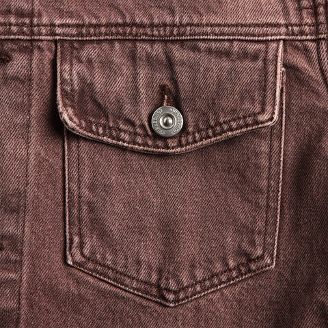 Overdyed Choco Melon Origin Denim Jacket