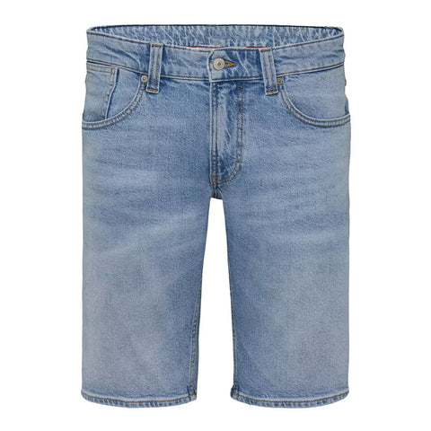 Men’s Denim Shorts – Light Wash Casual Fit