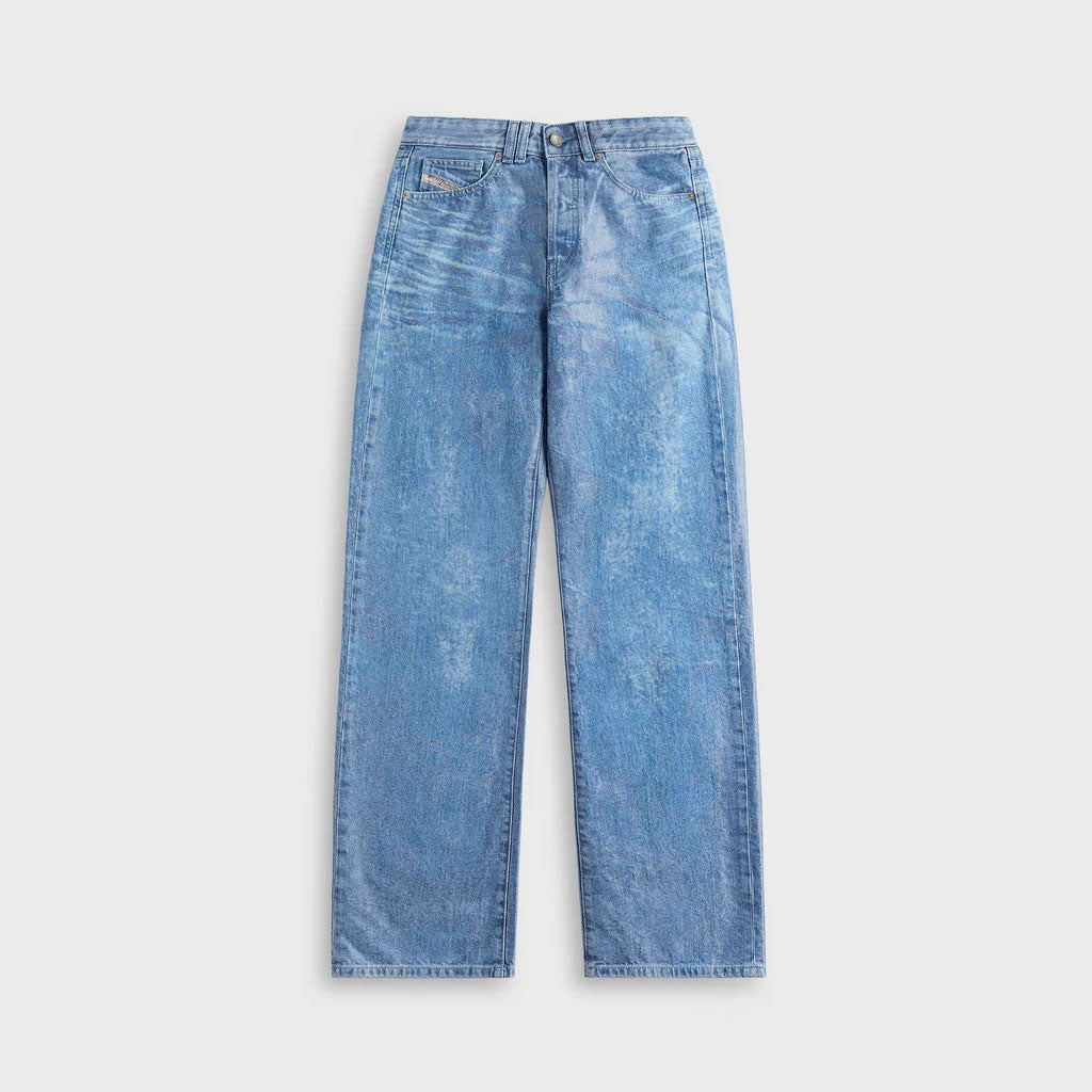 Blue Classic V-shaped Denim Jeans