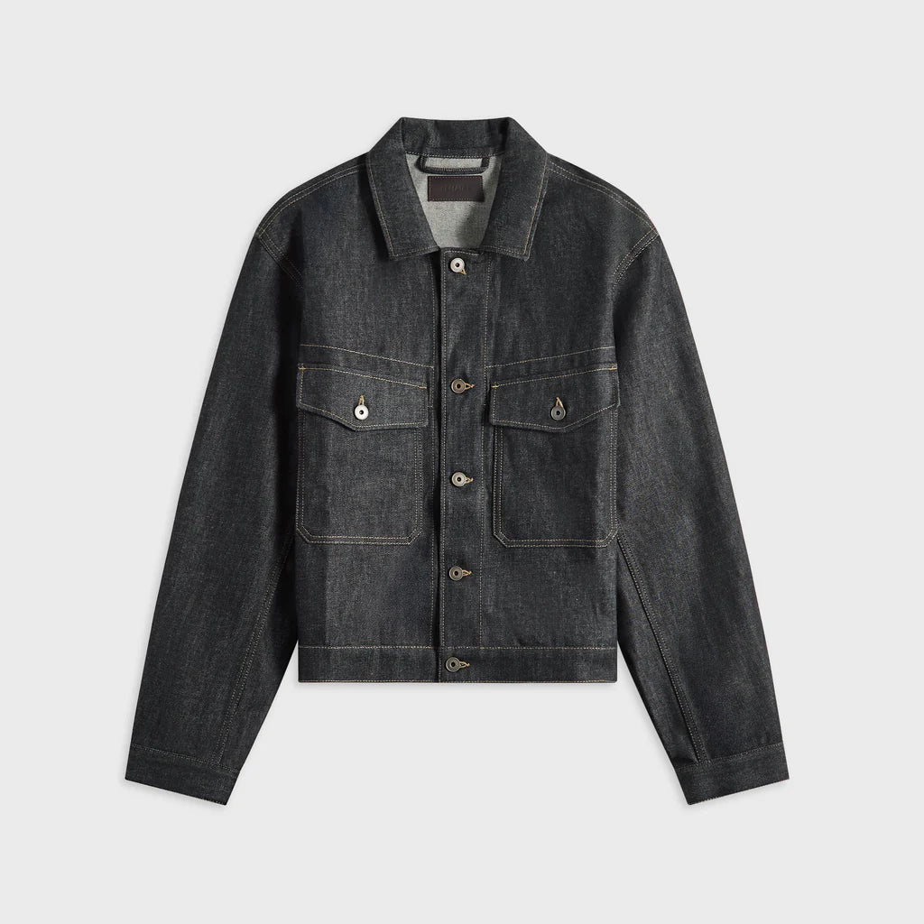 Denim Trucker Jacket Slate Color