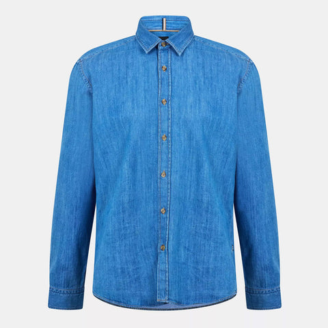 Men's  Long Sleeve Denim Shirt