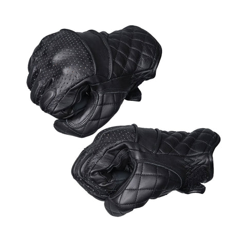 Premium Black Motorbike Riding Gloves for Men