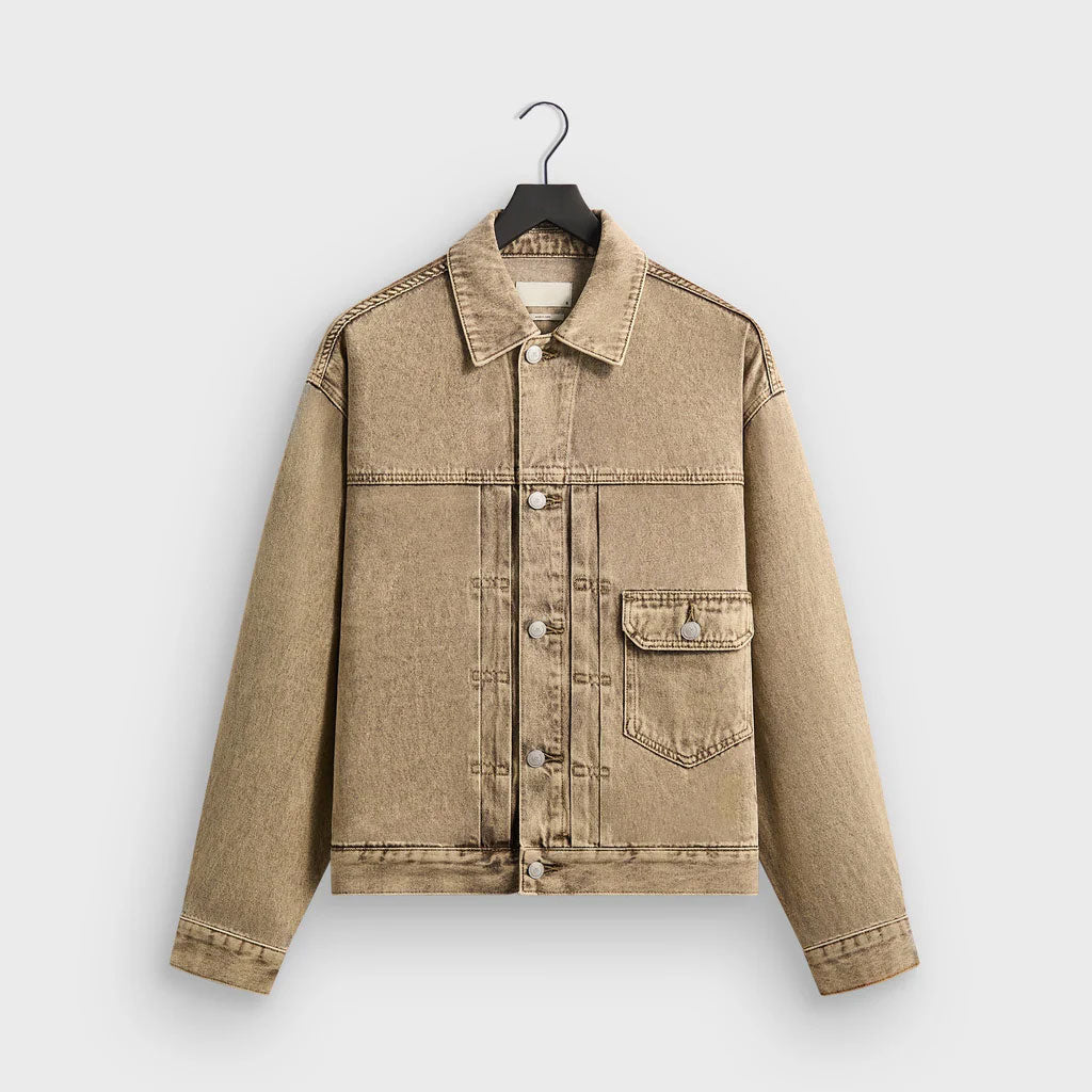 Denim Jacket Alonzo Carter Wash Denim Jacket