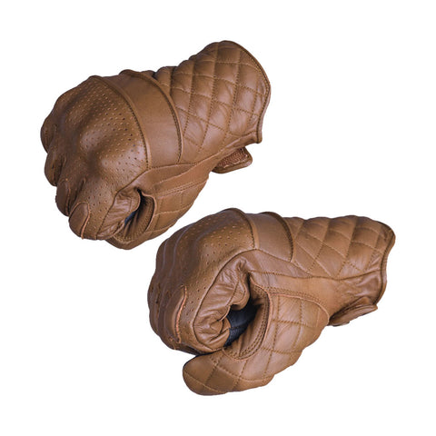 Men Premium Brown Motorbike Riding Gloves
