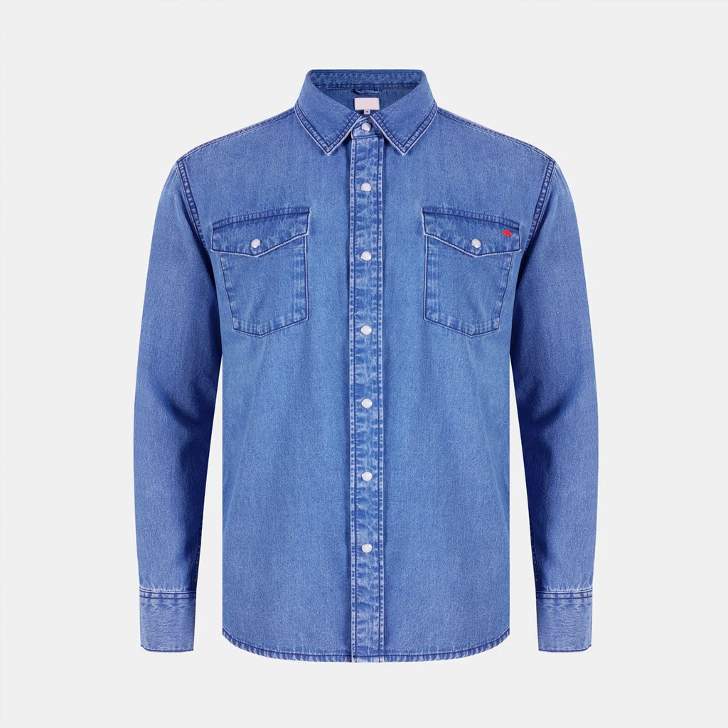 Men's Long Sleeve Denim Shirt