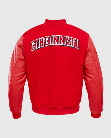 Men's Red Varsity Jacket MLB Cincinnati Varsity Jackets