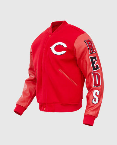 Men's Red Varsity Jacket MLB Cincinnati Varsity Jackets